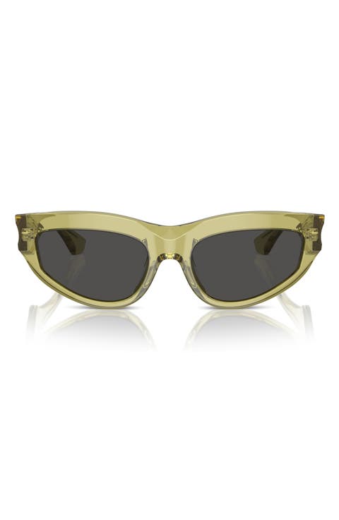 55mm Cat Eye Sunglasses