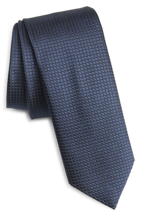 Silk Blend Jacquard Tie