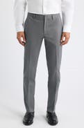 Nordstrom Everyday Flat Front Stretch Cotton Trousers