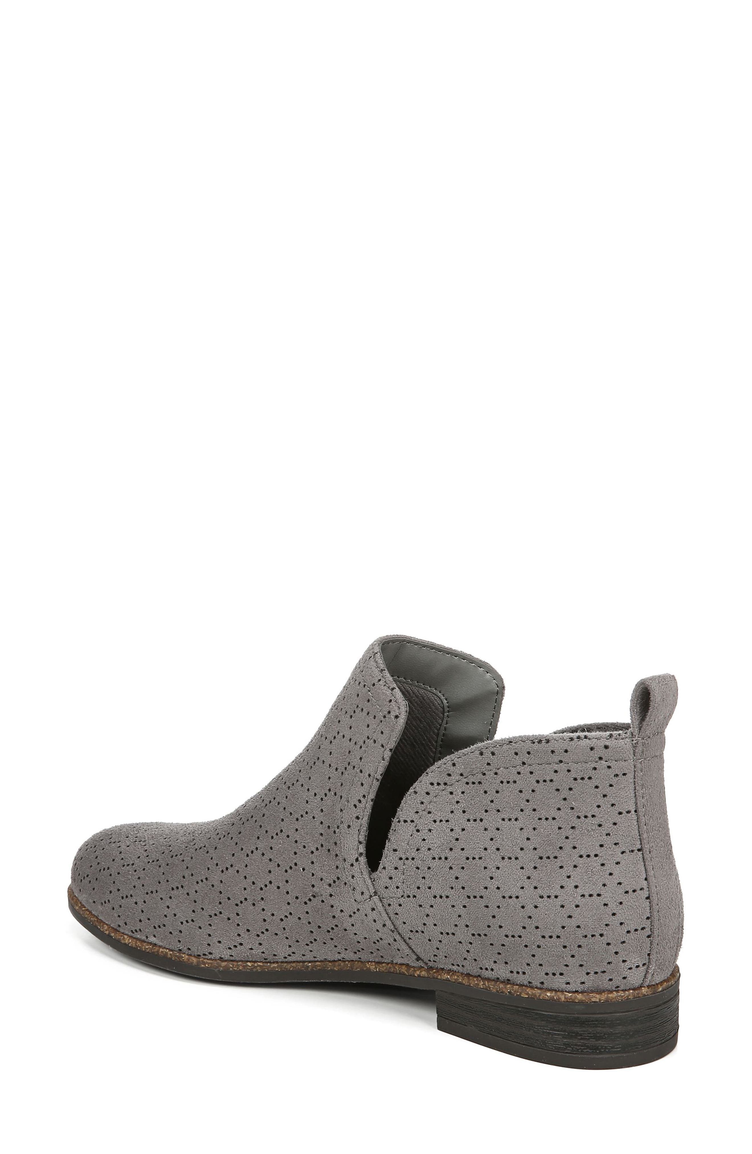 Dr. Scholl's Rate Perforated Bootie, Alternate, color, Dark Shadow Perforated Fabric