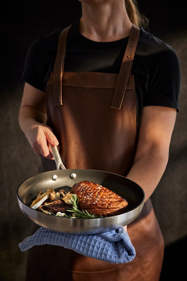 CTX 11 Inch Nonstick Fry Pan, Stainless Steel, Alternate, color, Silver