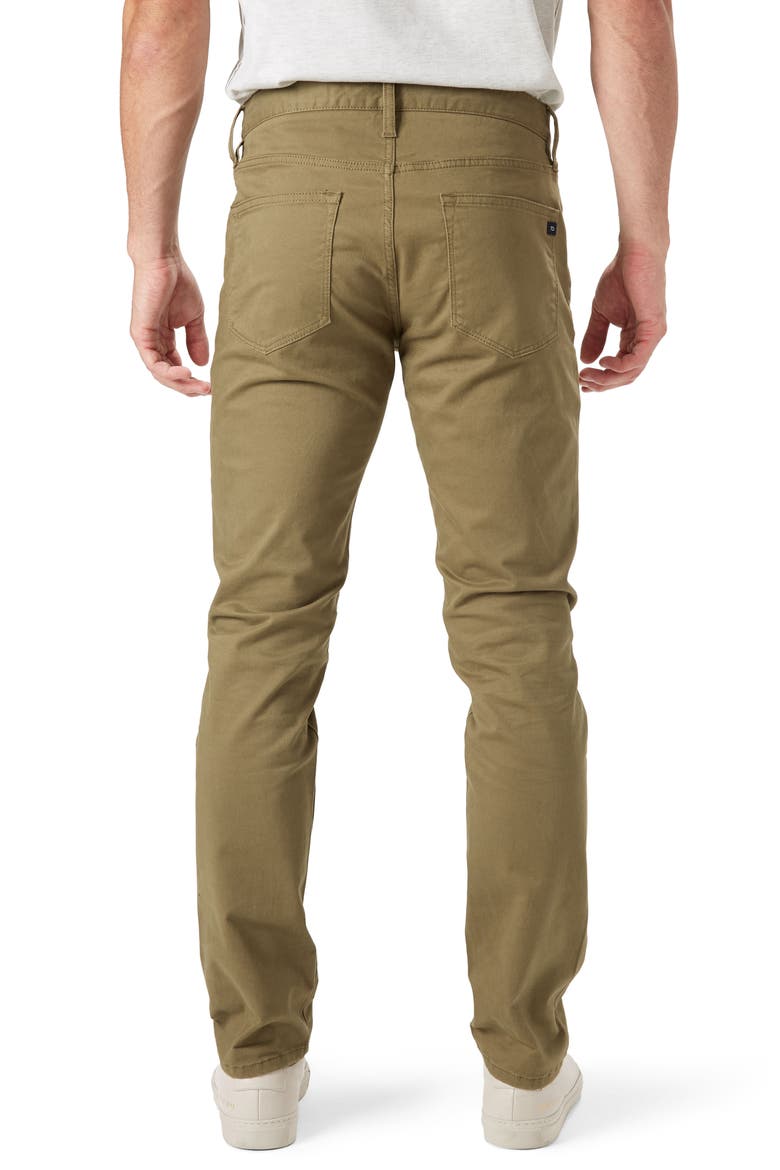 Brushed Twill Slim Straight Leg Five-Pocket Pants, Alternate, color, CHIP