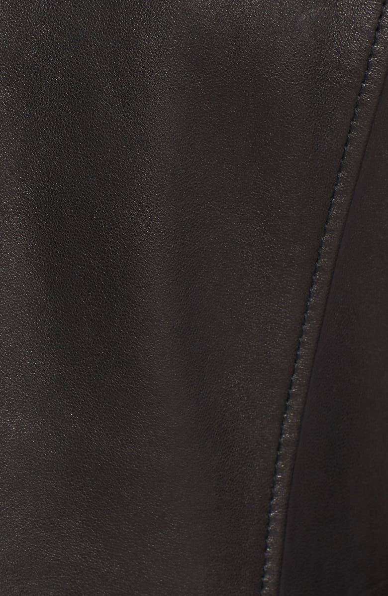 Marc New York by Andrew Marc 'Liv' Lambskin Leather Jacket, Alternate, color, 