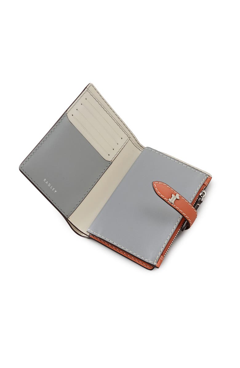 Radley Willis Street - Colourblock Medium Bifold Wallet, Alternate, color, Steel