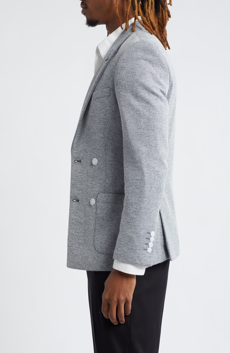 ASOS DESIGN Slim Fit Double Breasted Blazer, Alternate, color,