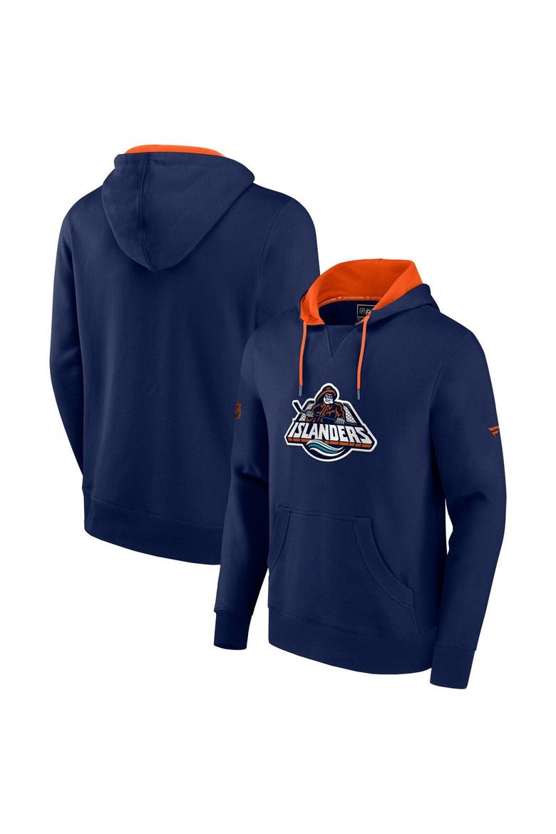 Men's Fanatics Branded Navy New York Islanders Special Edition 2.0 Team Logo Pullover Hoodie, Main, color, Navy