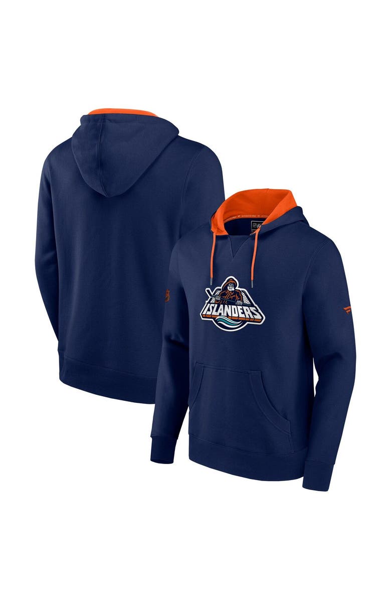 FANATICS Men's Fanatics Branded Navy New York Islanders Special Edition 2.0 Team Logo Pullover Hoodie, Main, color, 