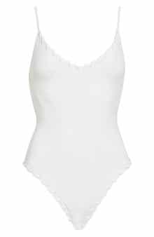 Good American Whip Stitch One-Piece Swimsuit