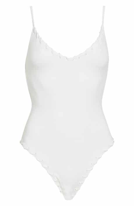 Good American Whip Stitch One-Piece Swimsuit