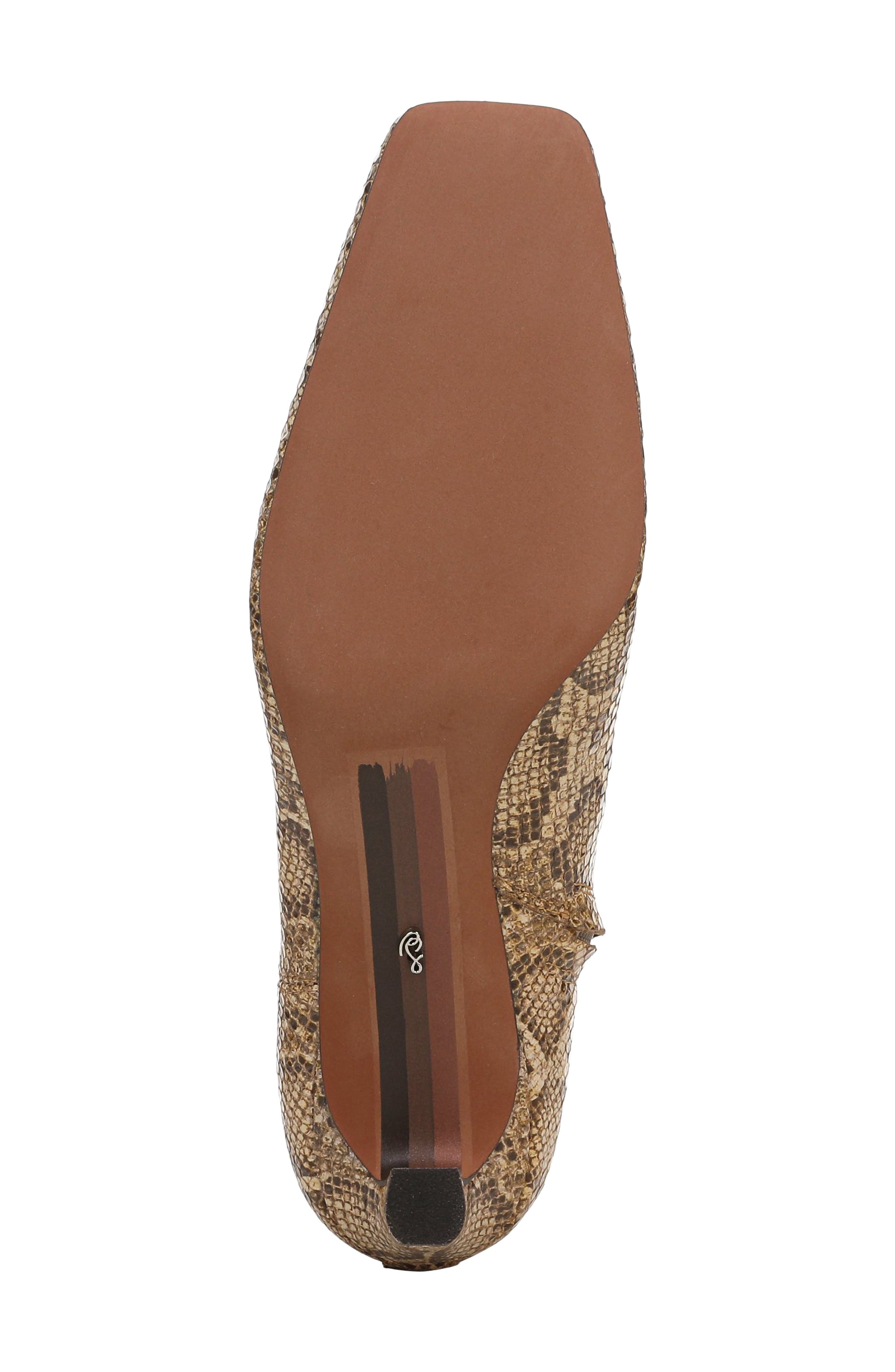 Peony Bootie, Alternate, color, LIGHT SAND SNAKE PRINT