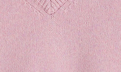 Boden Marion Merino Wool V-neck Sweater In Pink