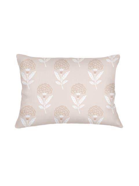Royal Bloom Linen Pillow Cover Only