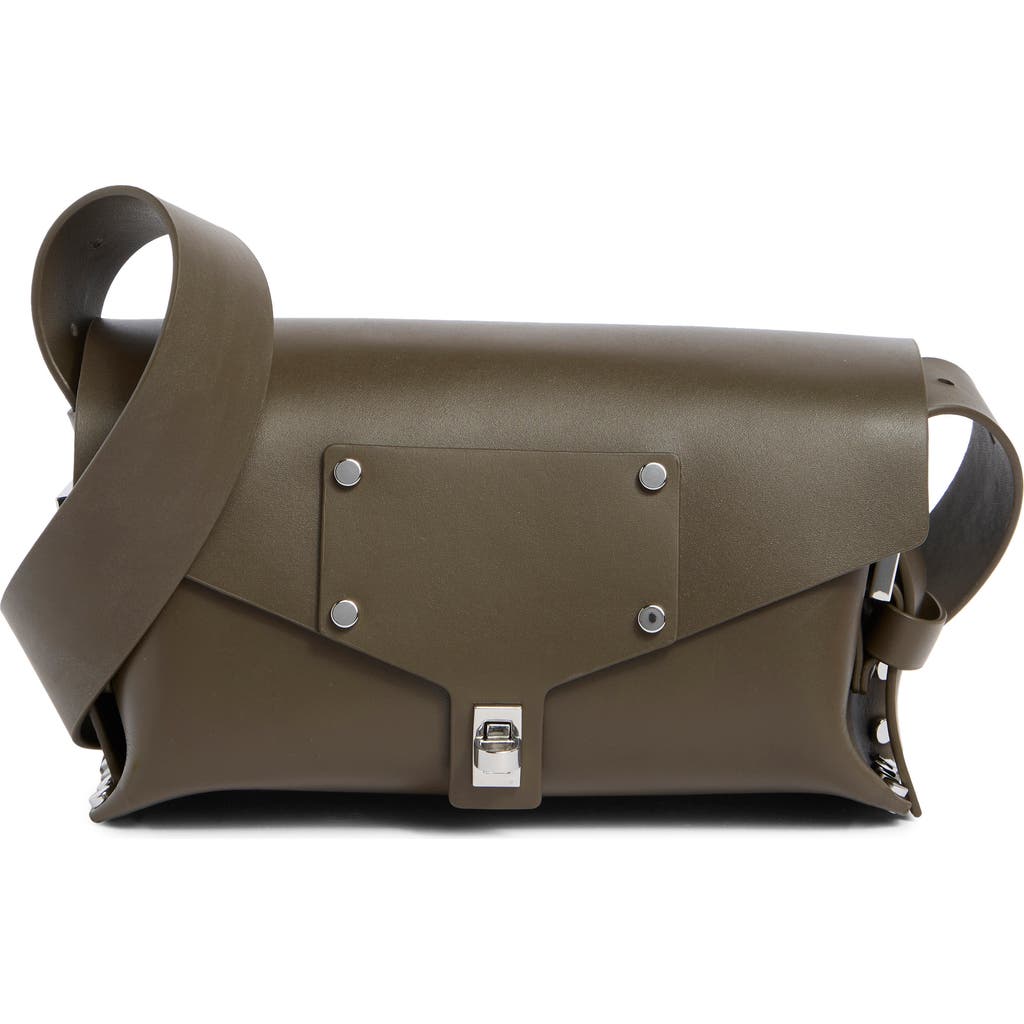 Allsaints Miro Leather Satchel In Green