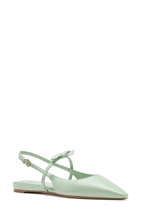 carolina slingback pointed toe mary jane flat
