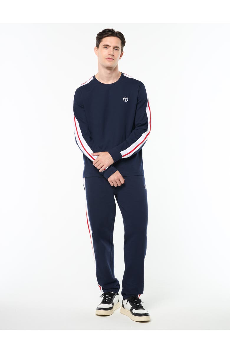 Sergio Tacchini Macchina Long Sleeve T-shirt, Alternate, color, Maritime Blue