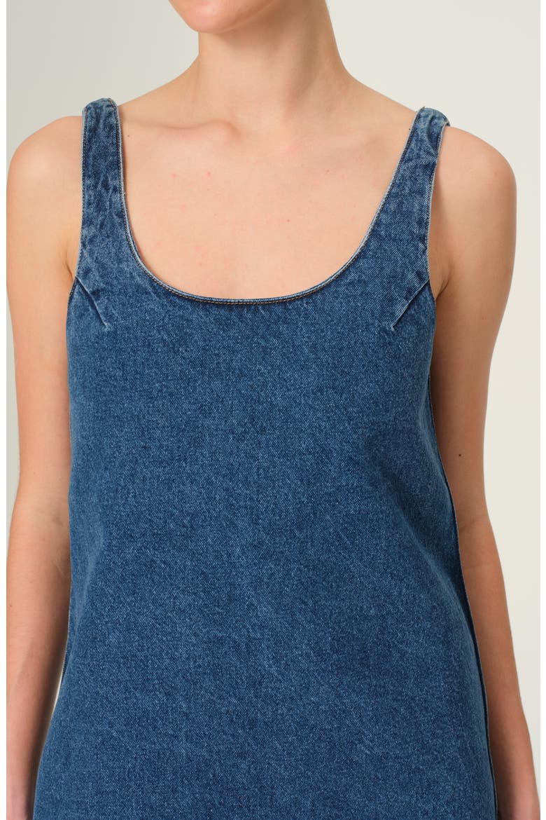 Adeline Sleeveless Denim Minidress, Alternate, color, NORTH BEACH