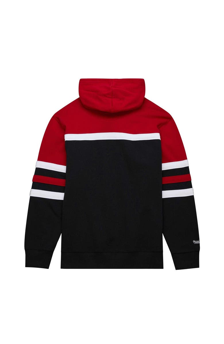 Mitchell & Ness Men's Mitchell & Ness Black Philadelphia 76ers Big & Tall Hardwood Classics Head Coach Pullover Hoodie, Alternate, color, Black