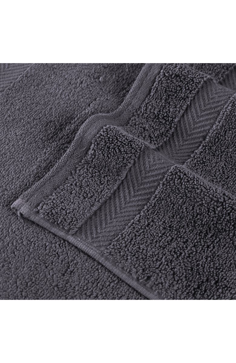 Superior 6-Pack Hand Towel Set, Alternate, color, Grey