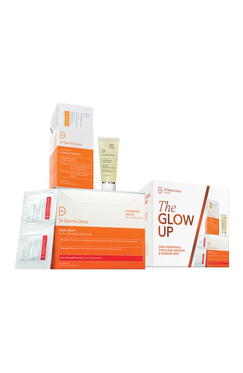 Dr. Dennis Gross Skincare The Glow Up Set $257 Value, Alternate, color,