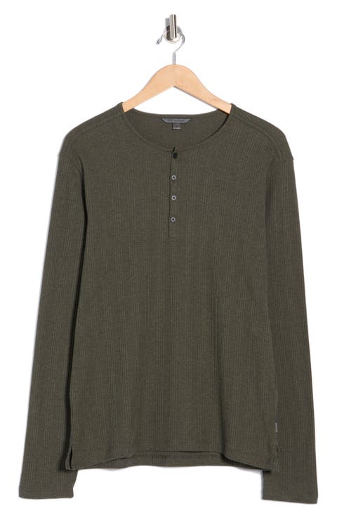 Richard Long Sleeve Waffle Henley