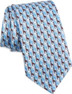 ZEGNA TIES Quadri Giraffe Silk Tie