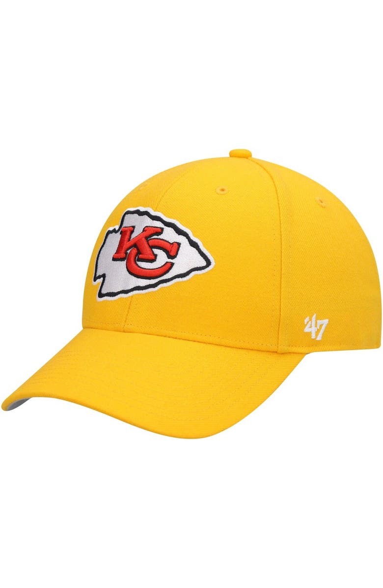 '47 Men's '47 Gold Kansas City Chiefs MVP Adjustable Hat, Main, color, Gold