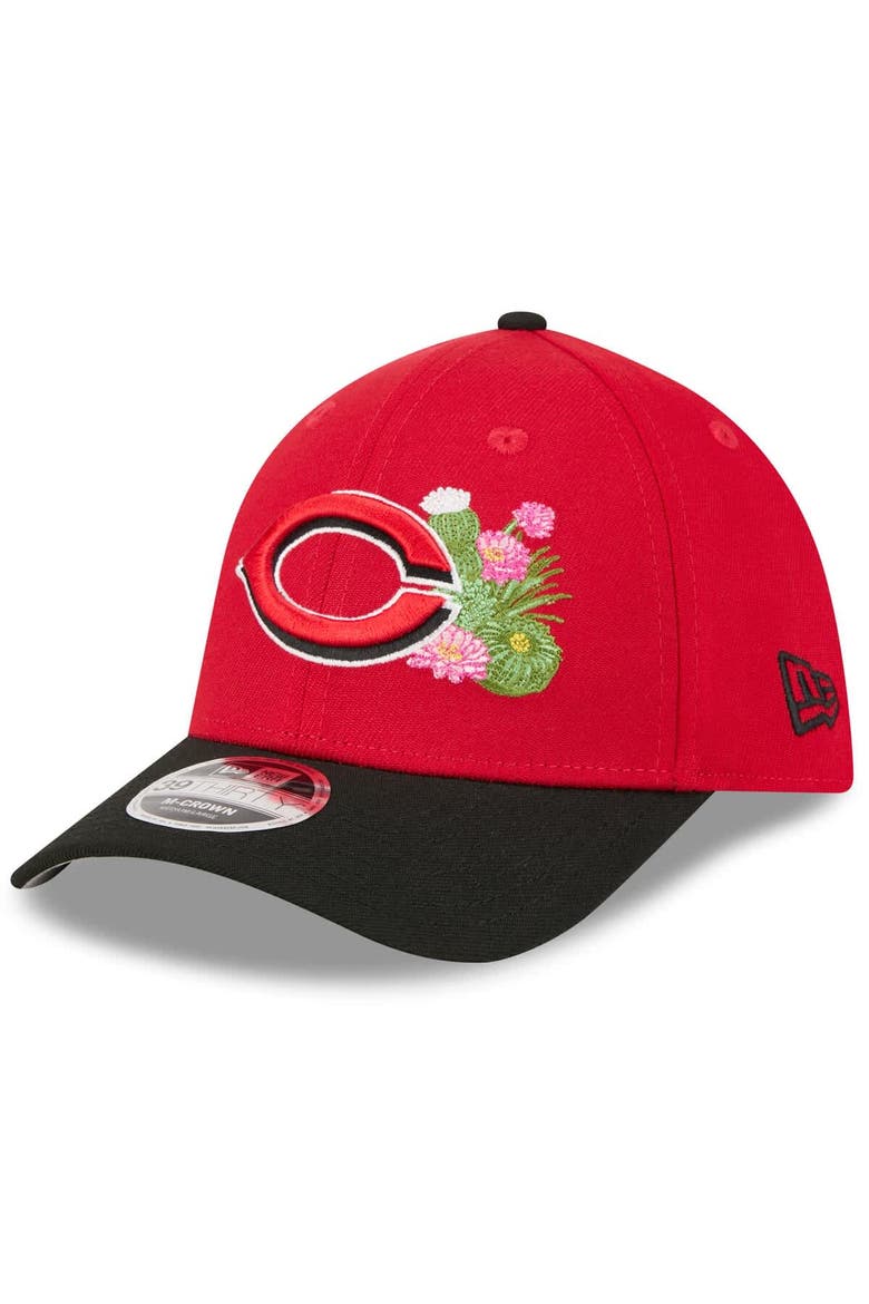 Men's New Era  Red/Black Cincinnati Reds 2026 Spring Training M-Crown 39THIRTY Flex Hat, Alternate, color, Red