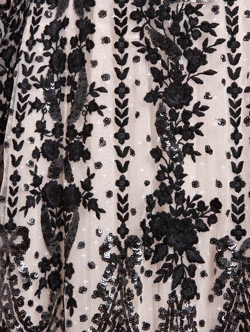 Needle & Thread Adeline Off-shoulder Ankle Gown In Multi