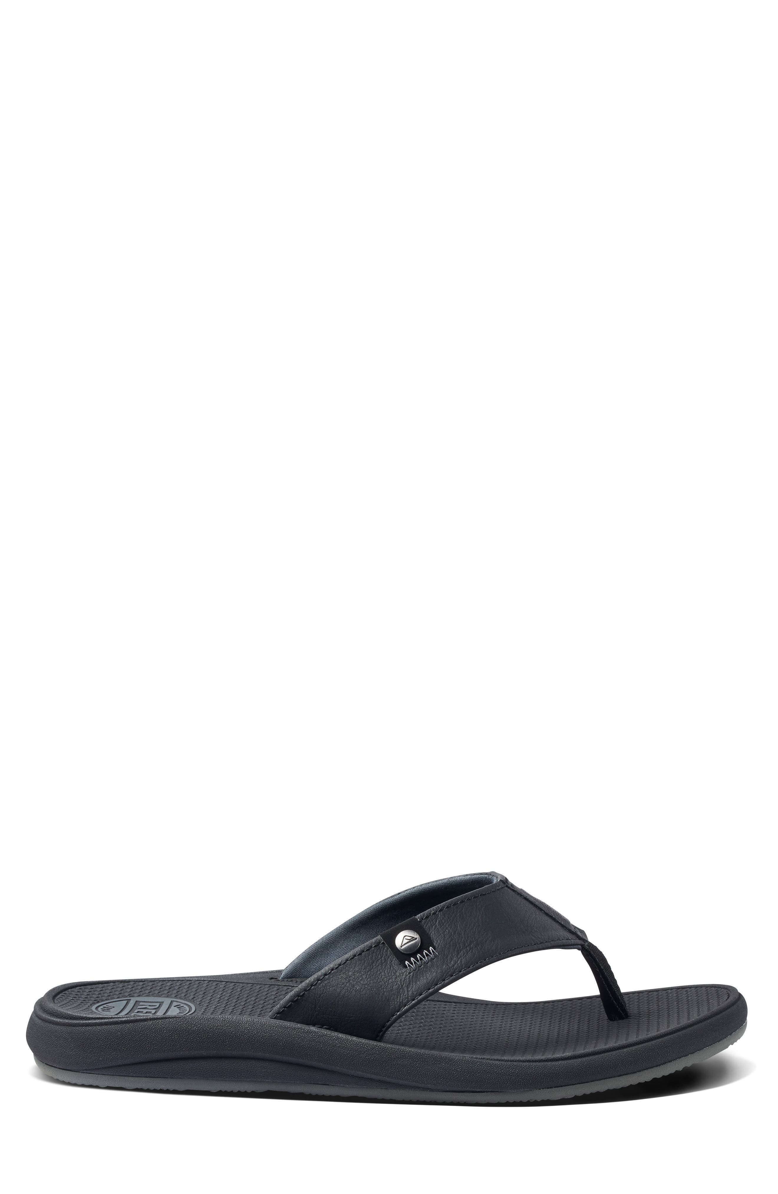 Reef One Flip Flop, Alternate, color, Black/Grey