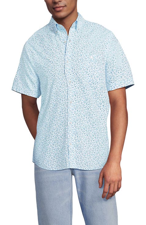 Short Sleeve Seersucker Shirt