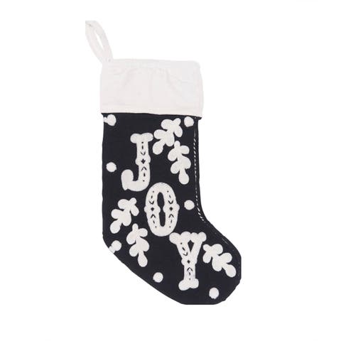 Typography Christmas Stockings