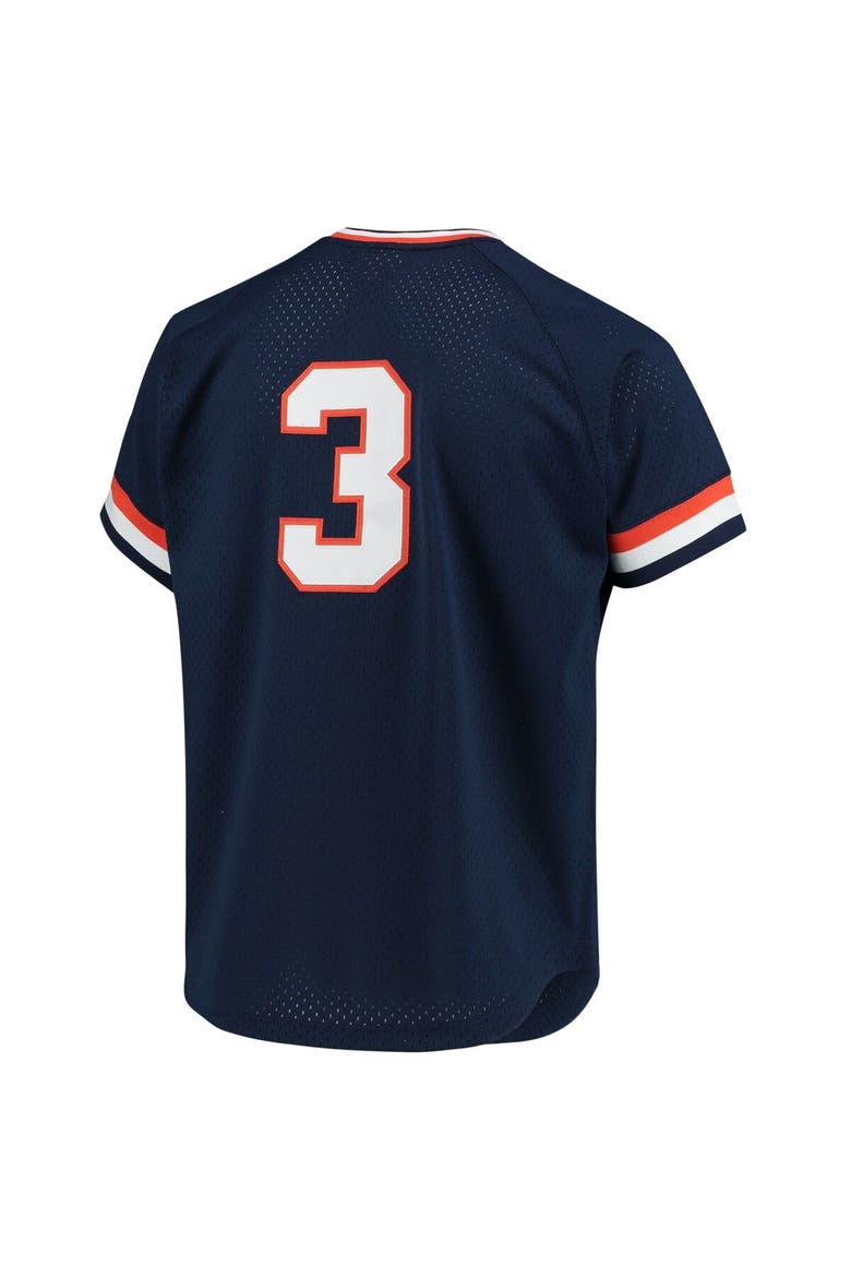 Men' s Mitchell & Ness Alan Trammell Navy Detroit Tigers 1984 Authentic Cooperstown Collection Mesh Batting Practice Jersey, Alternate, color, Navy