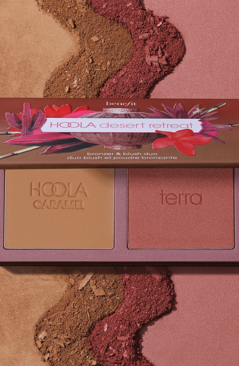 Benefit Cosmetics Hoola & WANDERful World Duo Mini Bronzer & Blush Set, Alternate, color, 
