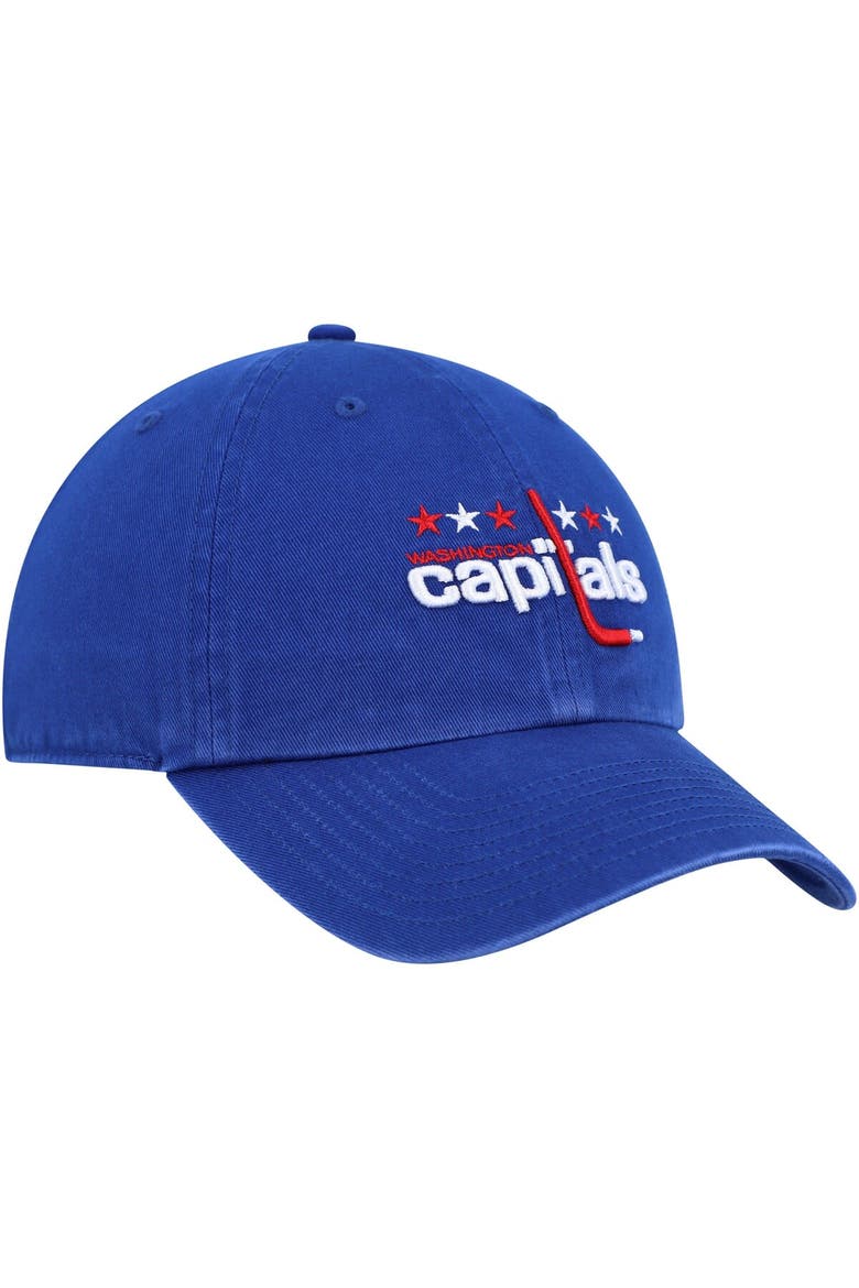 Men's '47 Royal Washington Capitals Clean Up Adjustable Hat, Alternate, color, Royal