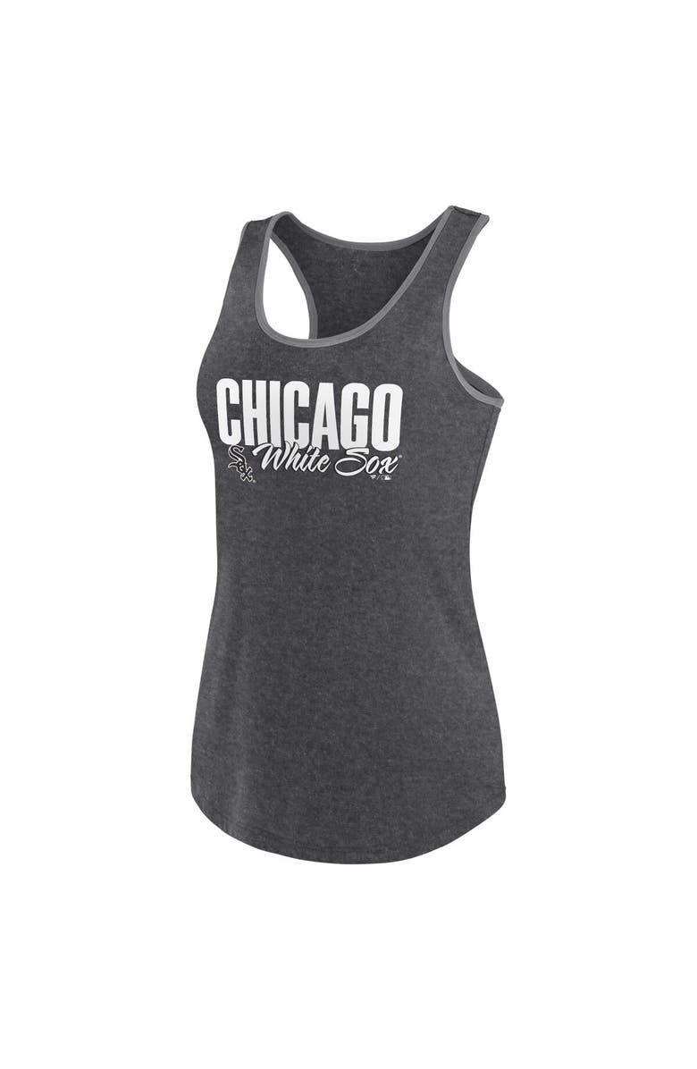 PROFILE Women's Profile Black Chicago White Sox Plus Size Tank Top, Alternate, color, Black