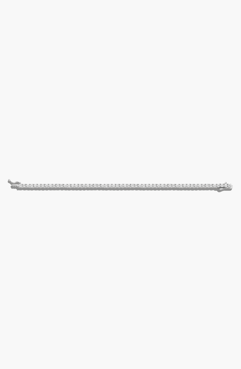 Aurate New York Lab Grown 6ct White Sapphire Tennis Bracelet, Alternate, color, White Vermeil