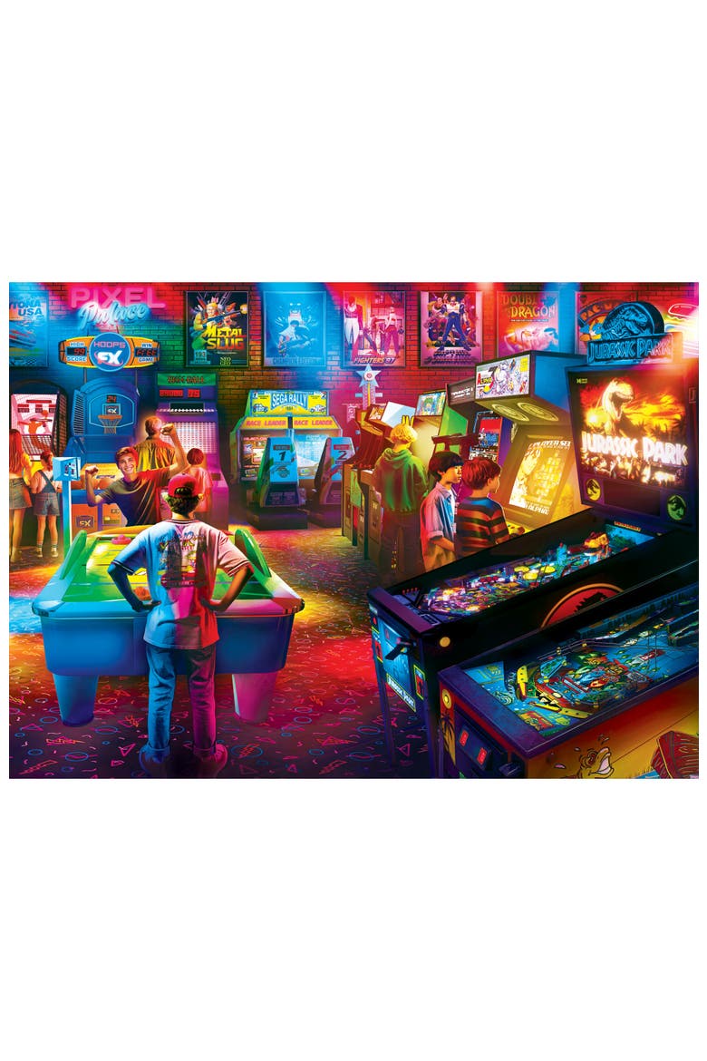 Pinball Wizard's Lair 1000 Piece Puzzle, Alternate, color, Multicolor
