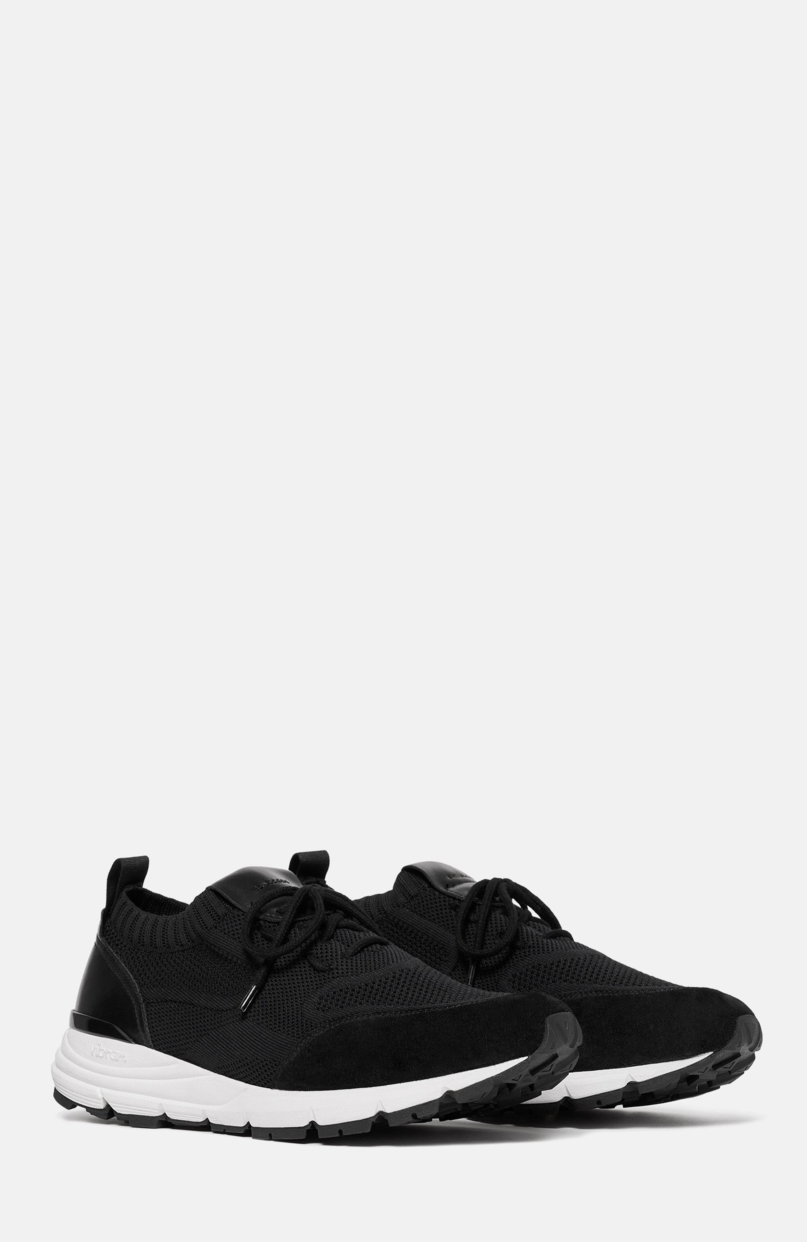 SCAROSSO Robbie Sneakers, Main, color, Black - Knit