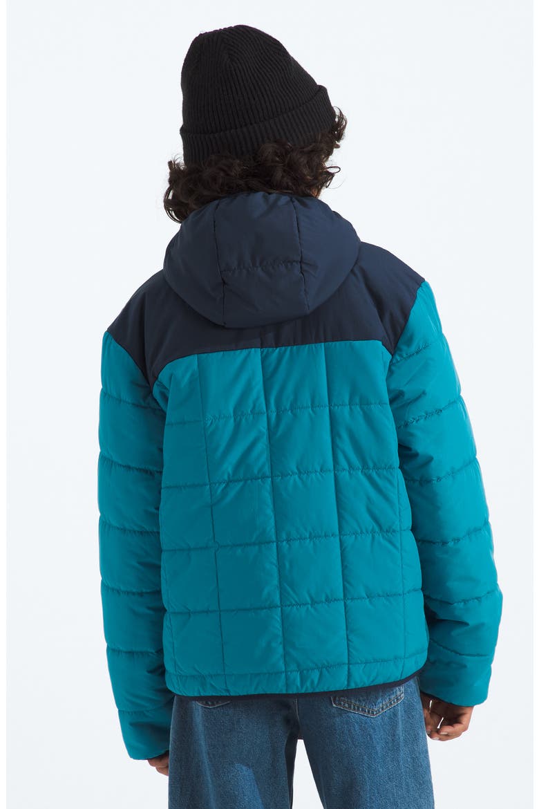 Kids' Shasta Water Repellent Reversible Hooded Jacket, Alternate, color, DUSK BLUE/ SUMMIT NAVY