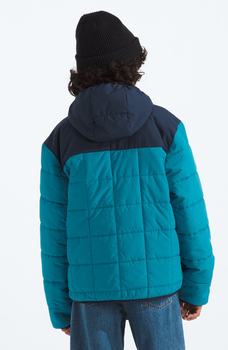 The North Face Kids' Shasta Water Repellent Reversible Hooded Jacket, Alternate, color, Dusk Blue/ Summit Navy