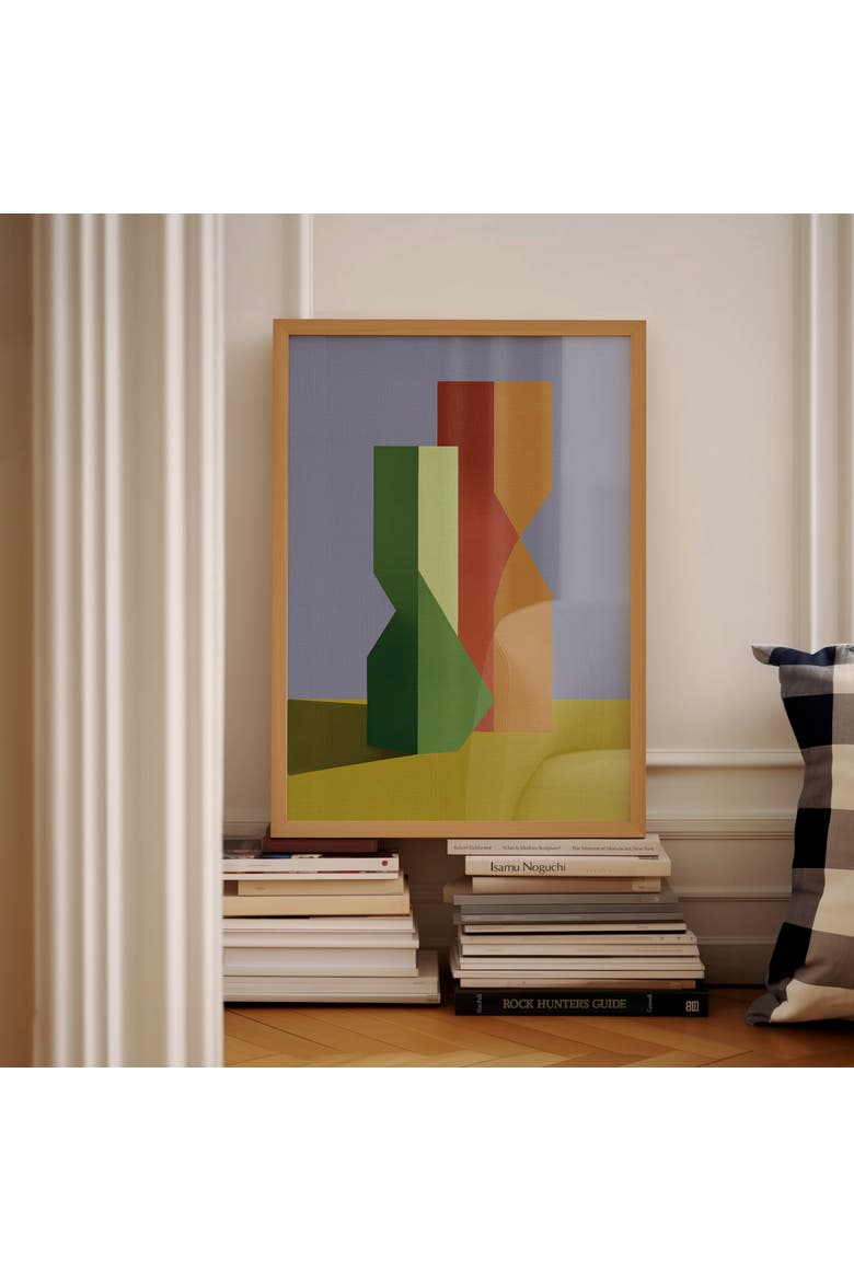 Form and Structure No. 03 Geometric Abstract Art Print, Alternate, color, Unframed - 30x40