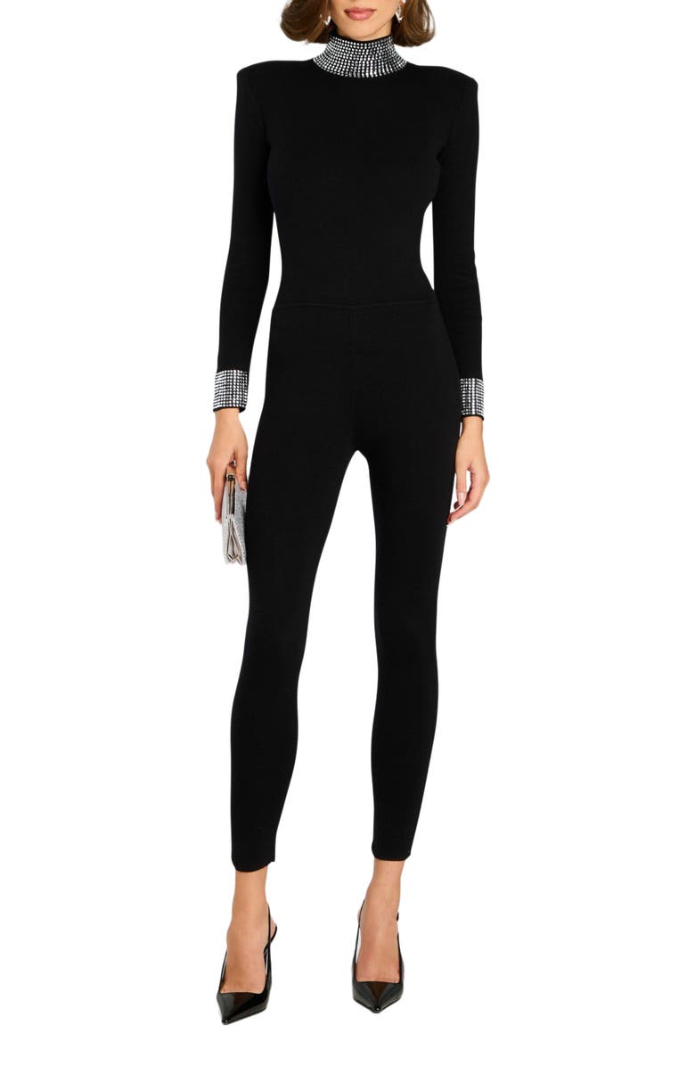 Retrofête Leanne Embellished Jumpsuit, Main, color, 