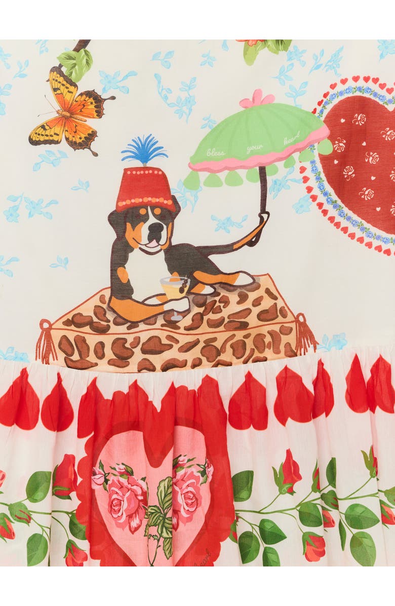 Eddy Alfie Wrap Skirt, Alternate, color, Alfie White