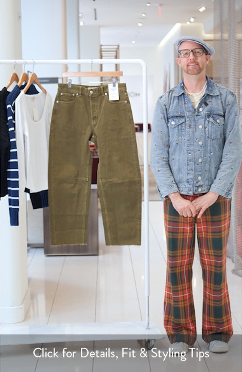 Darted Barrel Jeans