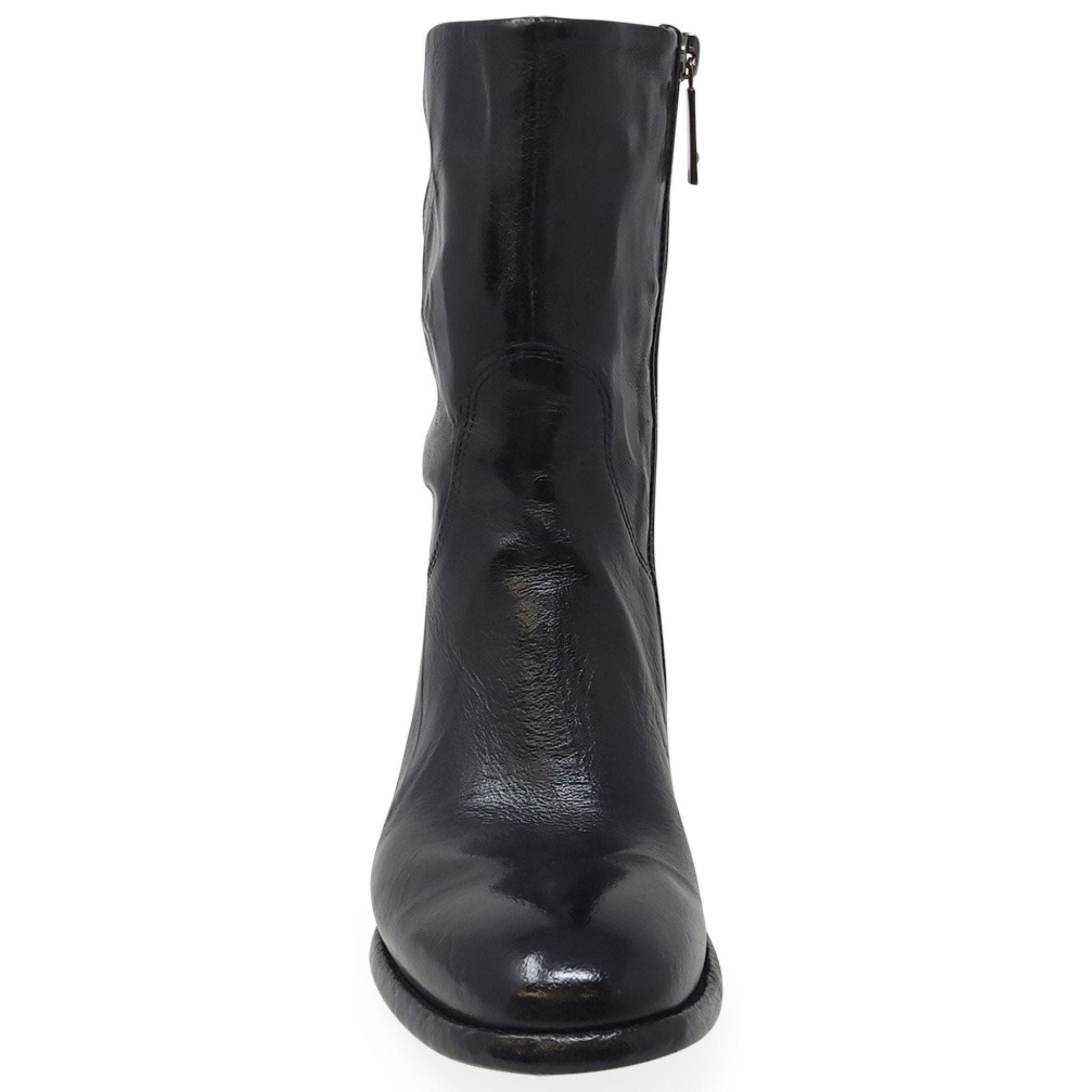 Madison Maison Leather Mid Calf Boot, Alternate, color, Black