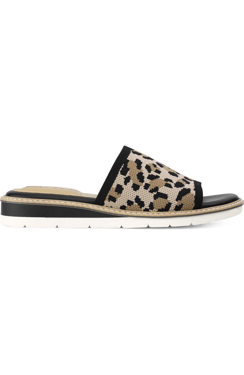Me Too Ashby Knit Slide Sandal, Alternate, color, Leopard