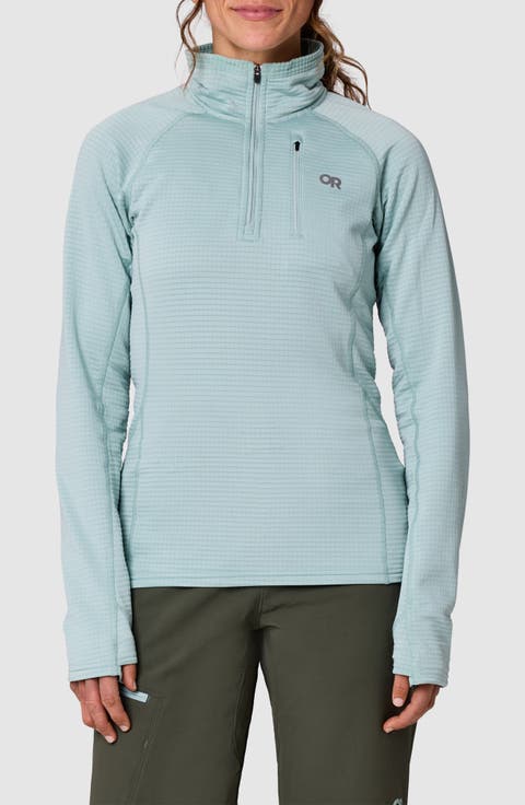 Vigor Grid Fleece Quarter Zip