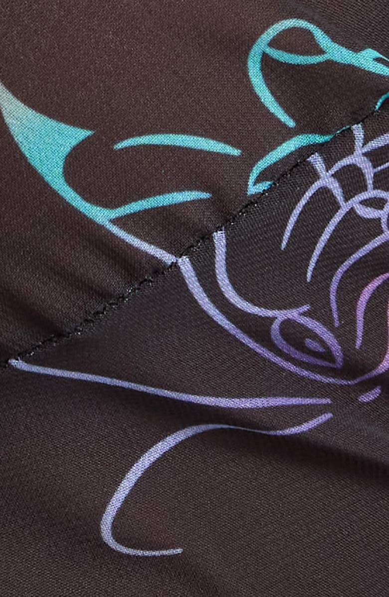 Hauty Mariposa Bra & Tanga Set, Alternate, color, Black