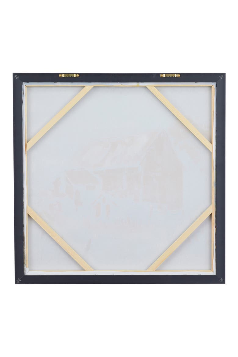 Farmhouse Canvas Framed Wall Art, Alternate, color, BLUE