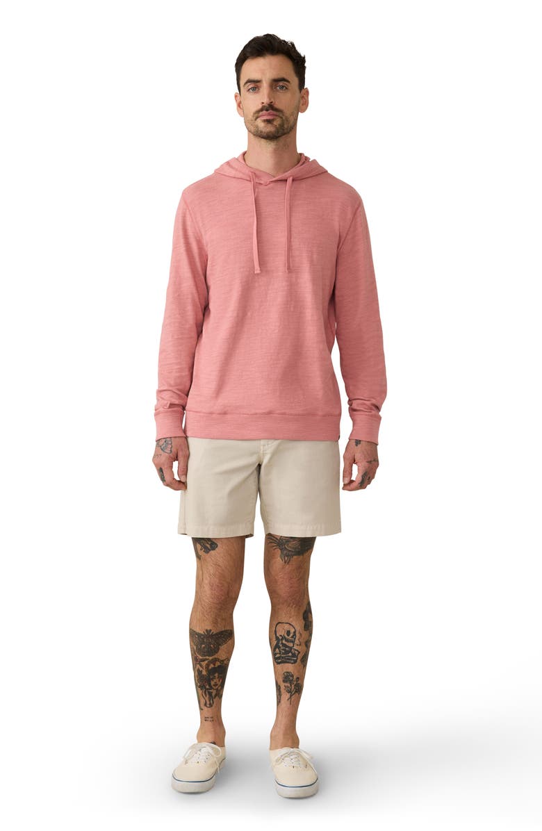 Faherty Slub Cotton Hoodie, Alternate, color, Faded Flag